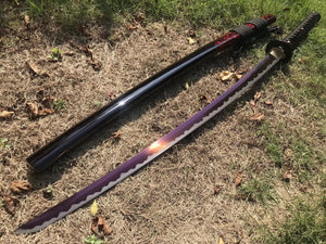 Weinendes Blut Katana, Blutschrei, japanisches Samurai-Schwert, echtes Katana, handgefertigtes Schwert, Longquan-Schwert