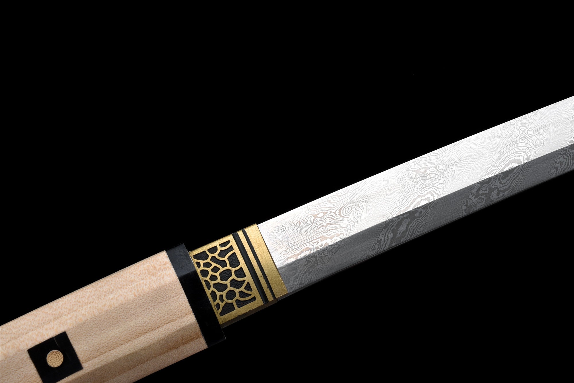 White Rakshasa Katana,Japanese Samurai Sword,real katana,Handmade sword,Longquan sword