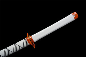Demon Slayer,Rengoku Kyoujurou,Anime Katana Sword,Anime Cosplay, Japanese Samurai Sword,1060 High-carbon steel