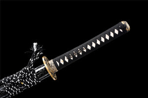 Stolzer Drache Katana, Wakizashi, Tanto, japanisches Samurai-Schwert, echtes Katana, handgefertigtes Schwert, Longquan-Schwert