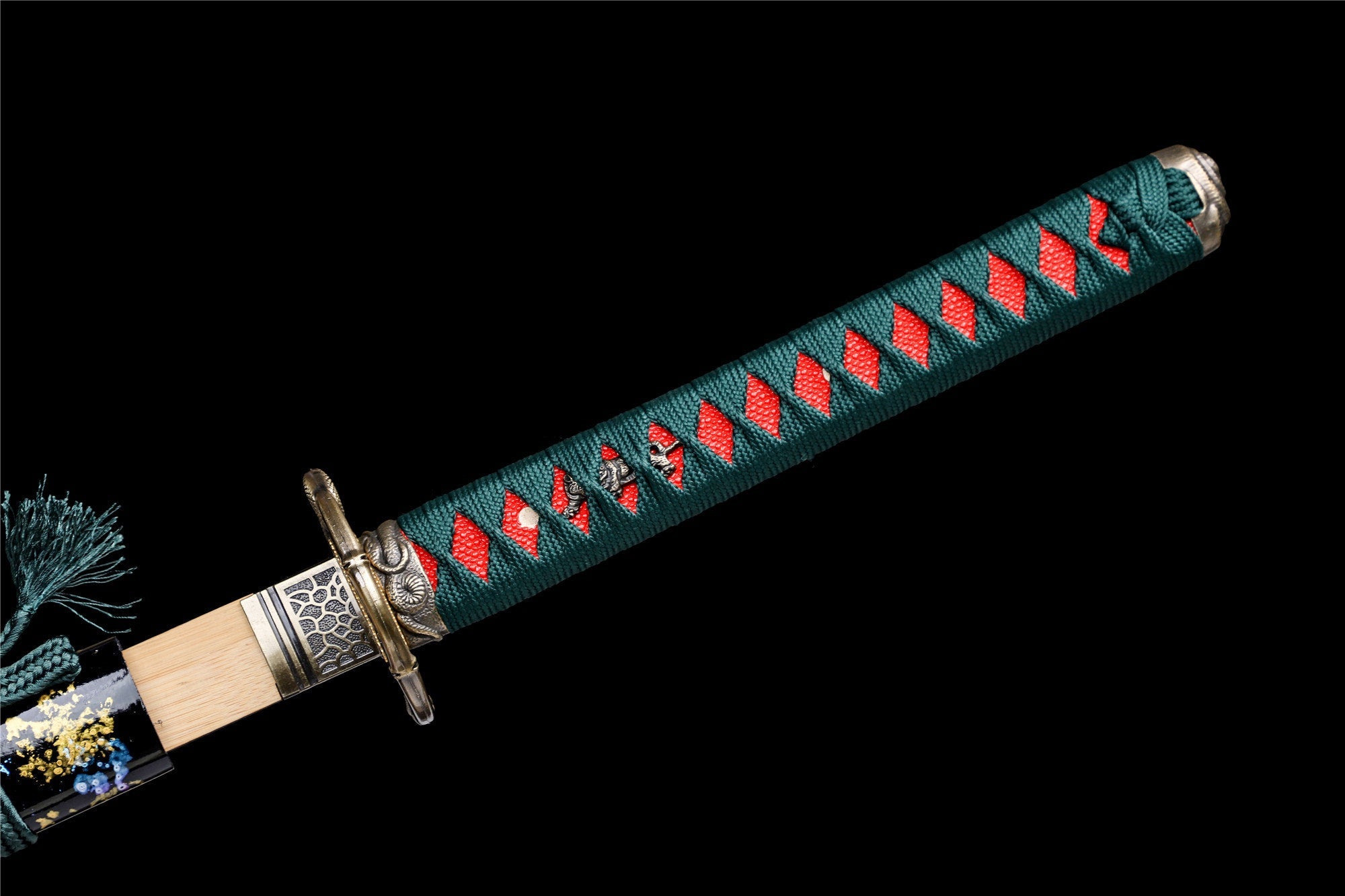Shadow Snake Katana,Wooden Katana,Japanese Samurai Sword,Handmade Wooden Sword,Bamboo Blade