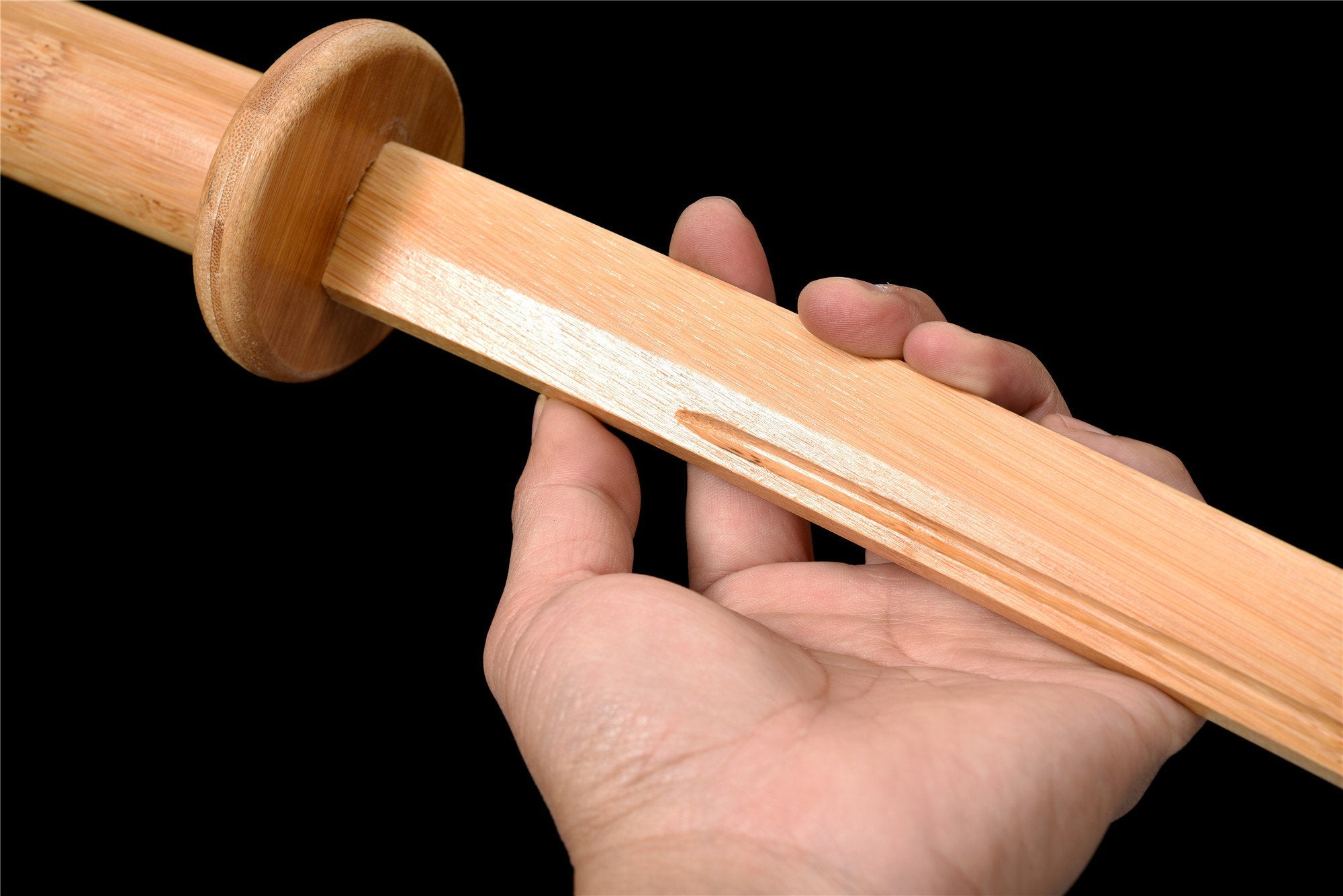 Iaido Bamboo Katana,Handmade Japanese Training Sword,Martial Arts Practice Bamboo Sword,Kendo Wooden Sword