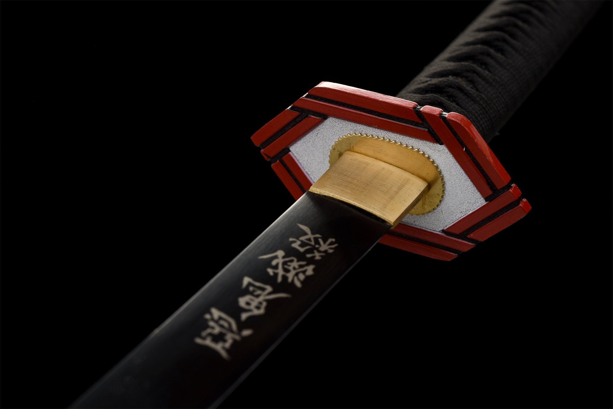 Black Anime Sword,Black Blade,Handmade Japanese Samurai Sword,Real Ani –  swordculture