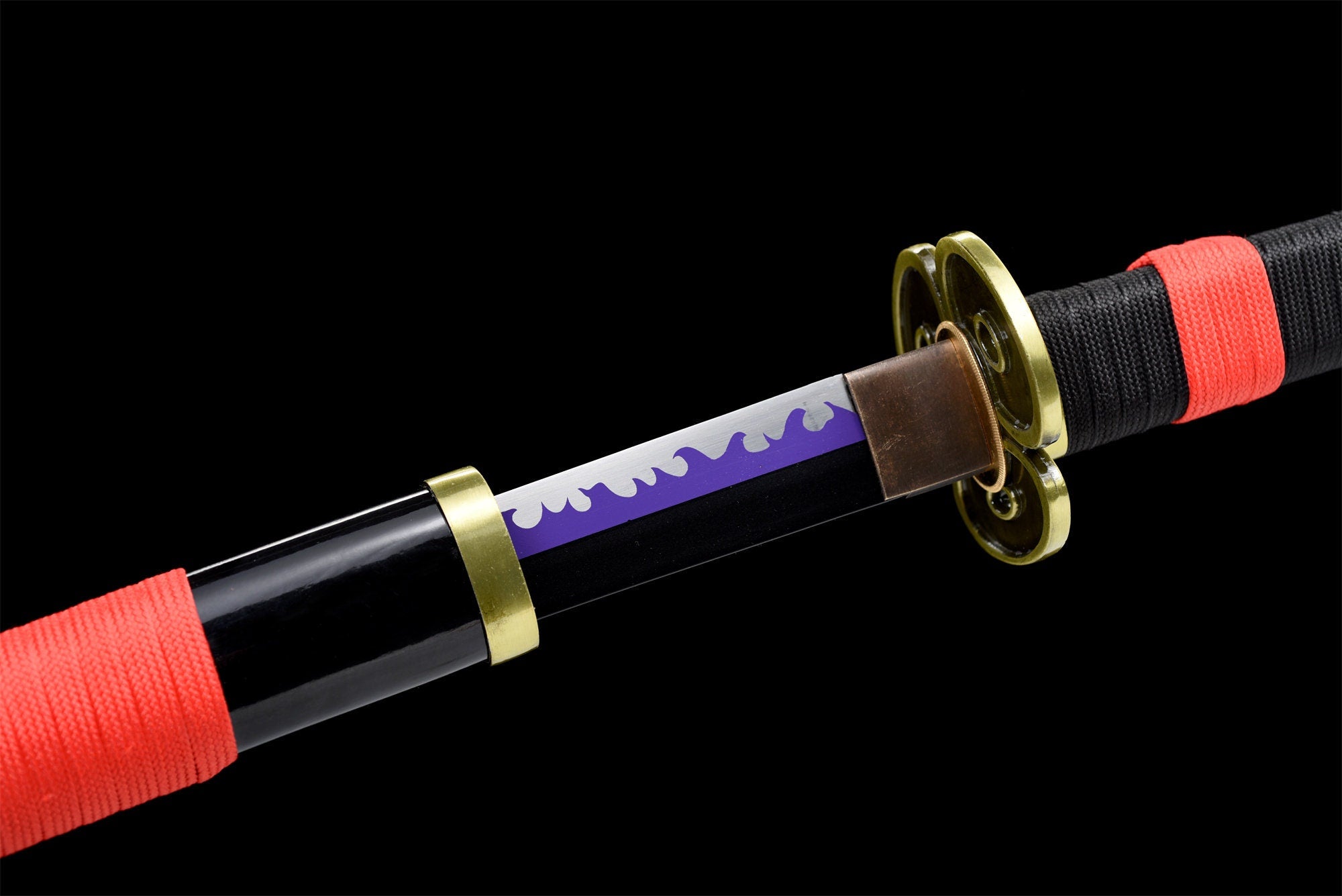NIANXINN 104Cm/40.9In Anime Samurai Zwaarden, Slayer Blade Cosplay Houten Katana Zwaard 1 NIANXINN 104Cm/40.9In Anime Samurai Zwaarden, Slayer Blade Cosplay Houten Katana Zwaard 1