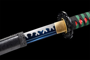 Black Dragon Tachi Katana, handgefertigtes japanisches Samurai-Schwert, echtes Tachi-Schwert, Hochmanganstahl, Vollerl