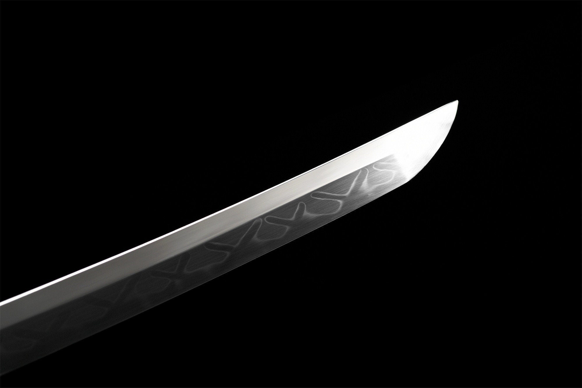 T10 Steel  Clay Tempered With Hamon Handmade Gold Wire Katana Sword Real Japanese Samurai Sword Full Tang