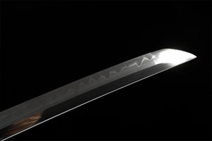 T10 Steel Clay Tempered With Hamon Handmade Primary Color Katana Sword Real Japanese Samurai Sword Full Tang