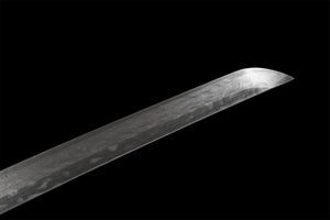 Handgefertigtes Katana-Schwert aus Damaskus-Stahl. Echtes japanisches Samurai-Schwert Full Tang