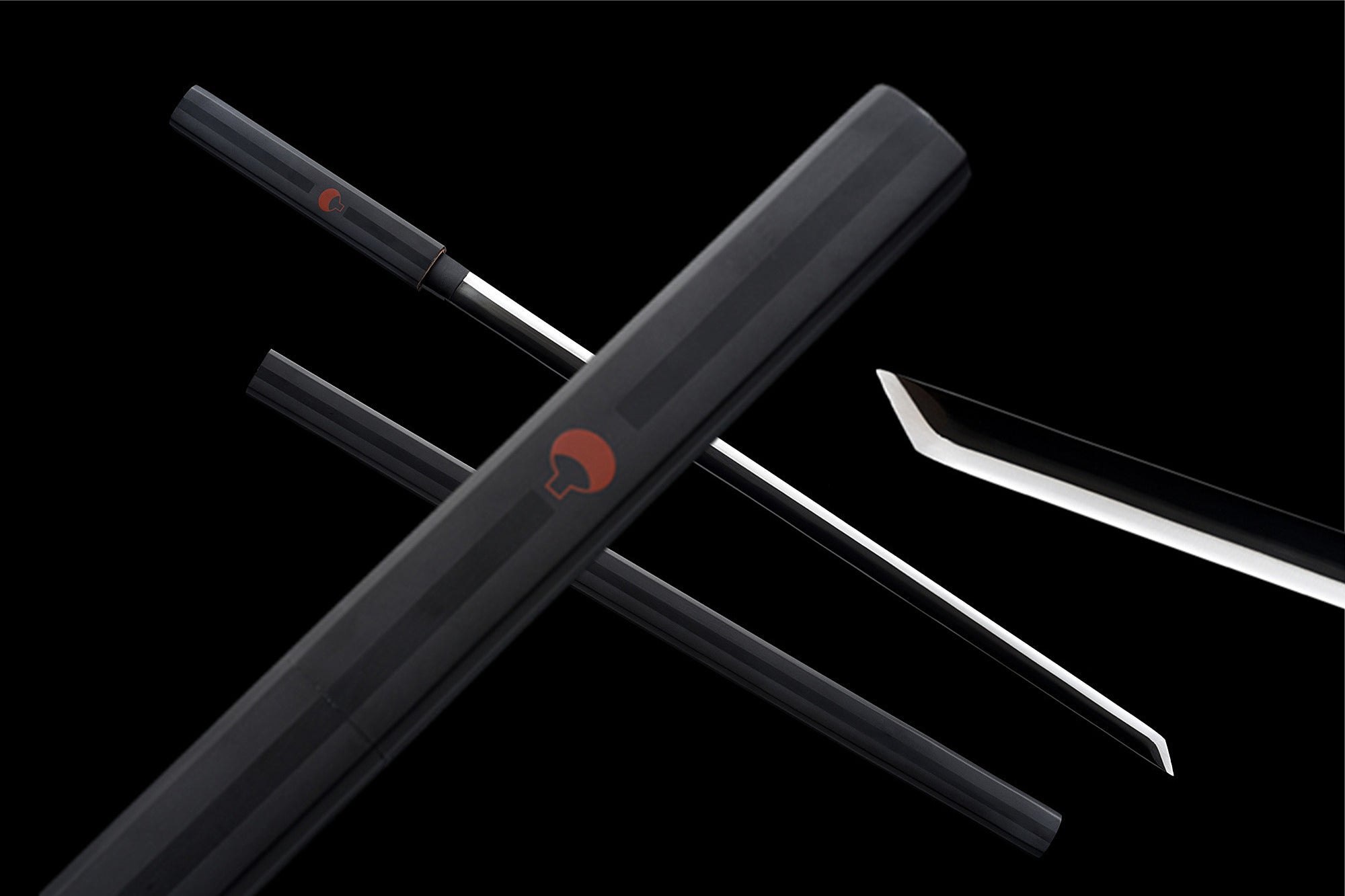Anime Sword,Normal Type,Black Stick Sword,Kusanagi sword plover blade,Naruto,Uchiha Sasuke,1060 High-carbon steel