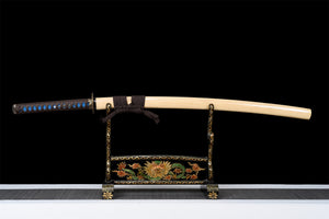 T10 Steel Clay Tempered With Hamon Handmade Primary Color Katana Sword Real Japanese Samurai Sword Full Tang