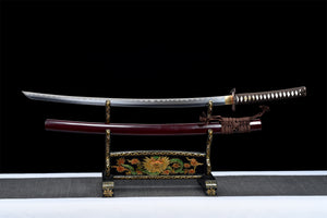 Rurouni Kenshin, Reverse-Blade-Katana, japanisches Katana, echtes handgefertigtes Samurai-Schwert, Hochmanganstahl, gehärteter Ton