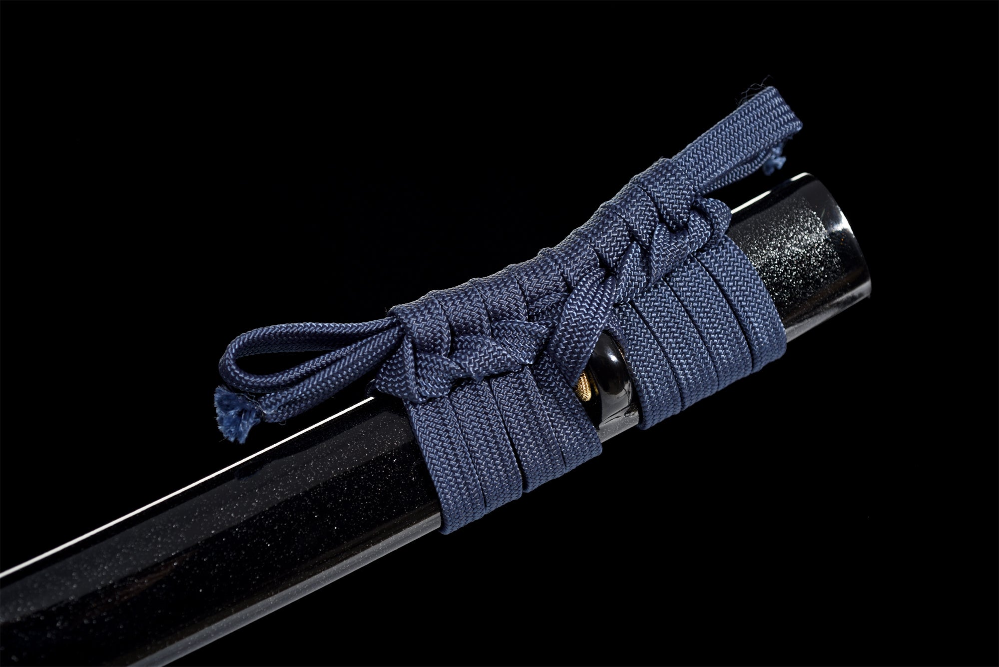 T10 Steel  Clay Tempered With Hamon Handmade Golden Leaf Katana Sword Real Japanese Samurai Sword Full Tang