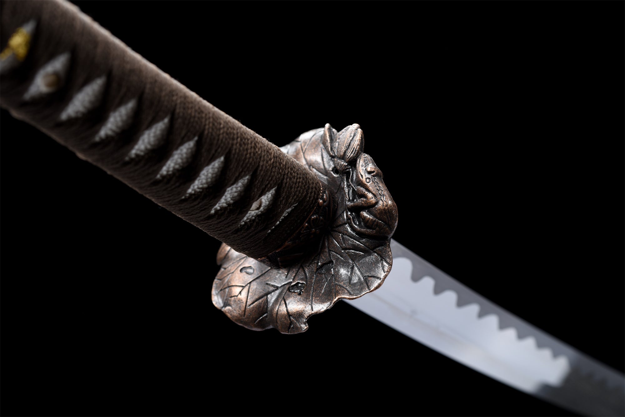 Rurouni Kenshin, Reverse-Blade-Katana, japanisches Katana, echtes handgefertigtes Samurai-Schwert, Hochmanganstahl, gehärteter Ton