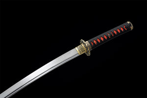 Huahuan Wakizashi-Schwert, japanisches Samurai-Schwert, echtes handgemachtes Wakizashi, Damaskus-Stahl