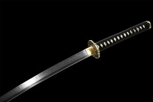 T10 High Carbon Steel Ton gehärtet mit Hamon Handmade Saya Carved Dragon Katana Real Japanese Samurai Schwert Full Tang