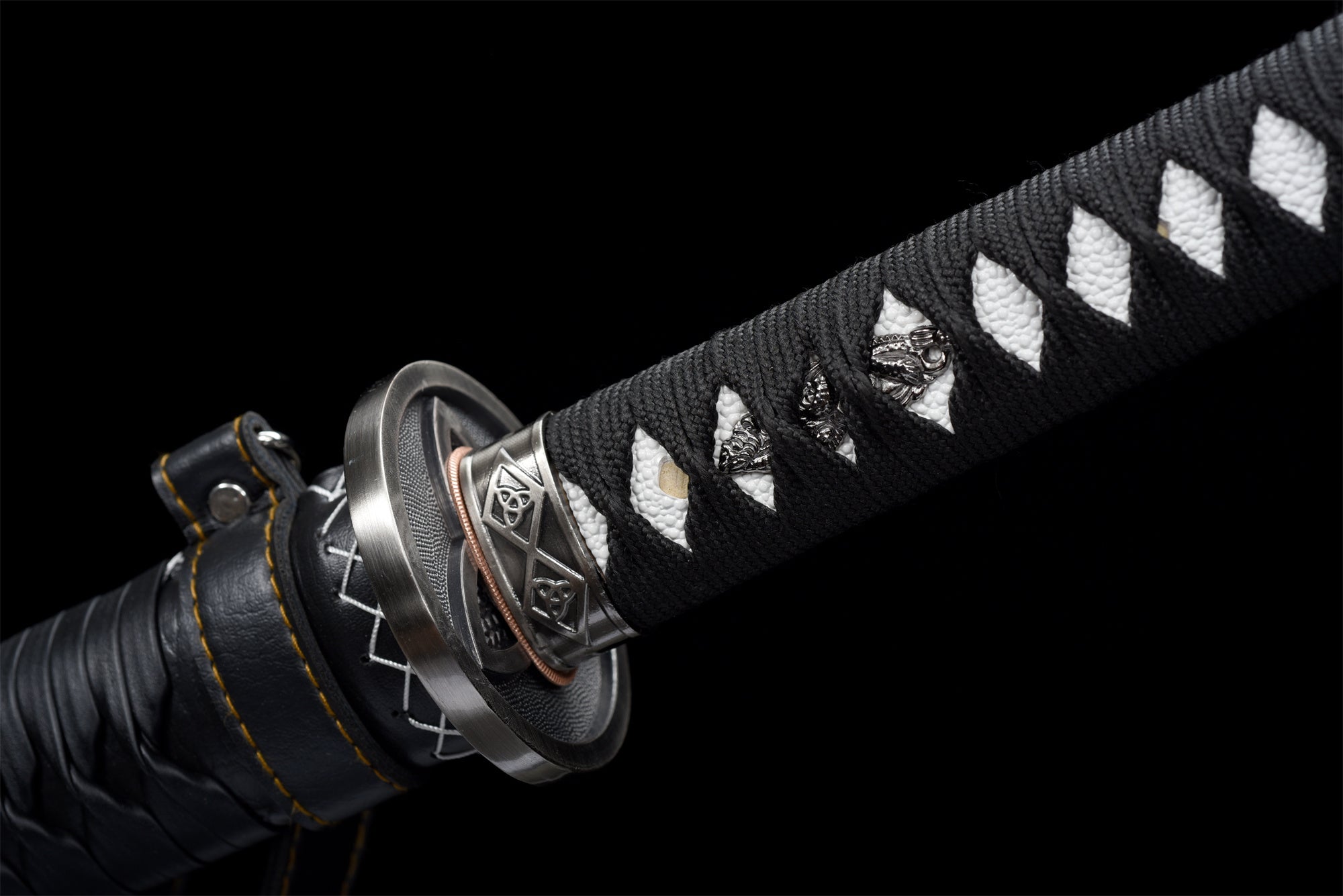 The Walking Dead: Michonne Katana, japanisches Katana, echtes handgefertigtes Samurai-Schwert, Stahl mit hohem Mangangehalt