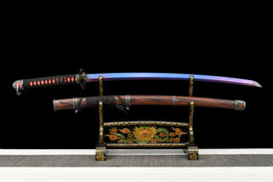 Red Undead Cut Katana,Sekiro: Shadows Die Twice,Japanese Samurai Sword,Real Handmade Katana sword,High manganese steel,Full Tang
