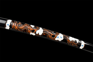 Cloud Dragon Katana,Handmade Japanese Samurai Sword,Real Katana Sword,High Manganese Steel Blade,Full Tang