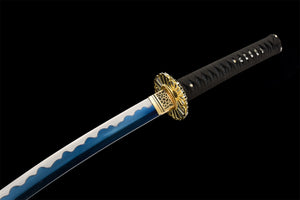Reincarnation Taich Katana,Japanese Samurai Sword,Real Handmade Taich Sword,High Manganese Steel Blade,Full Tang