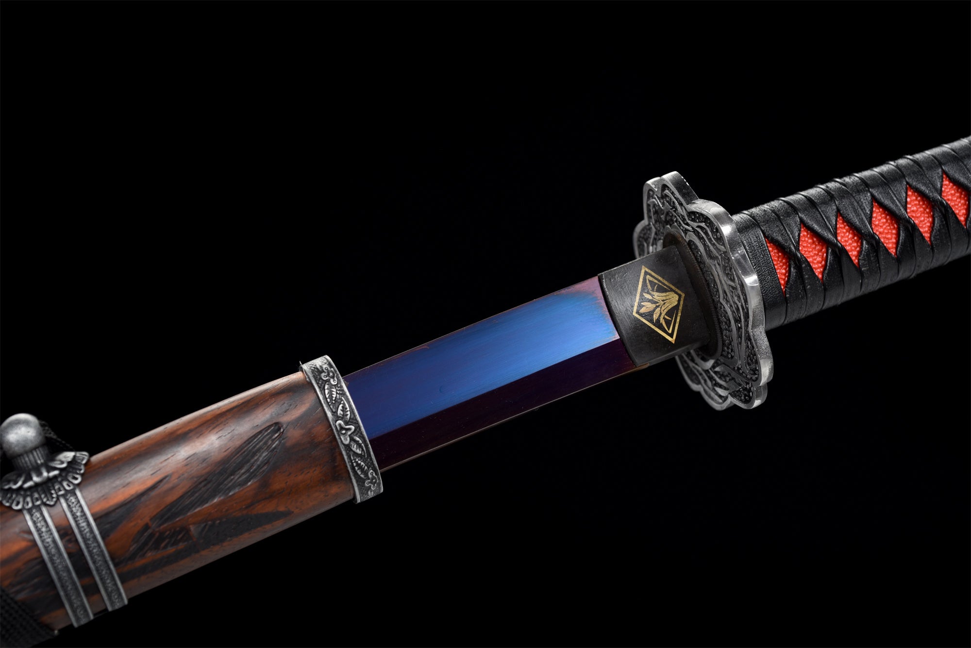 Red Undead Cut Katana,Sekiro: Shadows Die Twice,Japanese Samurai Sword,Real Katana,Handmade sword,High manganese steel