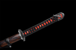 Red Undead Cut Katana, Sekiro: Shadows Die Twice, japanisches Samurai-Schwert, echtes Katana, handgefertigtes Schwert, Hochmanganstahl
