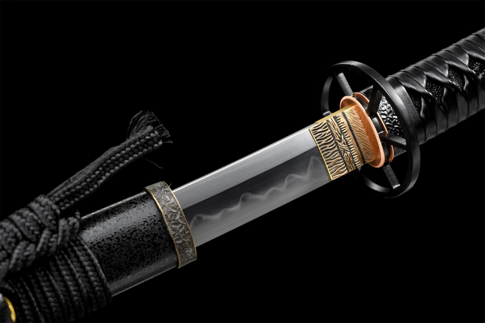 Rurouni Kenshin Katana-Schwert, japanisches Samurai-Schwert, echtes handgefertigtes Katana, Ton gehärteter T-10-Stahl mit Hamon